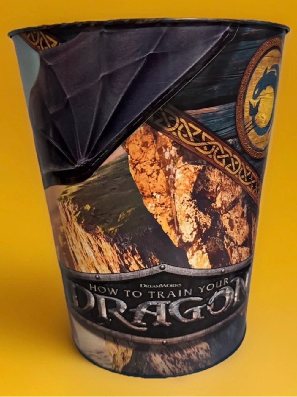 HOW TO TRAIN YOUR DRAGON Toothless POPCORN BUCKET Movie Exclusive TIN 2025 NEW